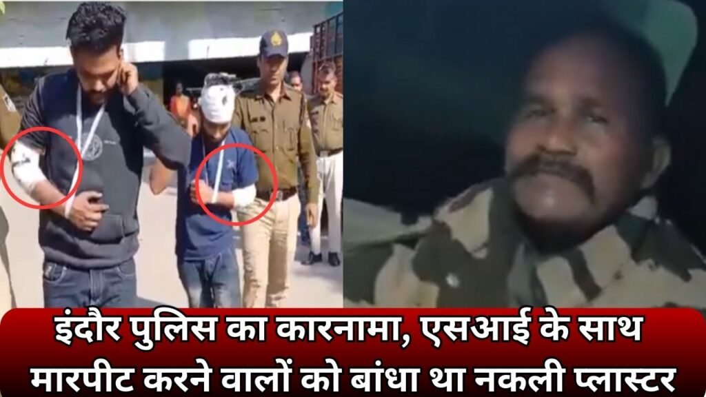 Indore Police fake plaster news